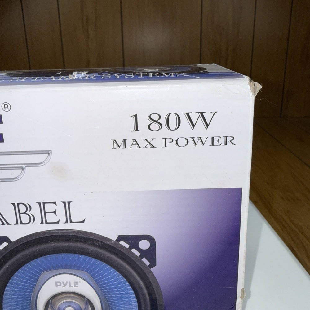 Pyle Audio Car Speakers PL42BL 4" 180 Watt 2 Way (pair) Blue Label New - Picture 9 of 12